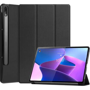 TABLETCOVERS.DK Lenovo Tab P12 Pro Tri-Fold Læder Cover - Sort