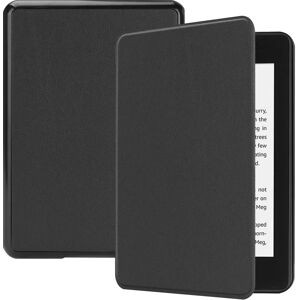 TABLETCOVERS.DK Amazon Kindle Paperwhite 4 (2020 / 2019 / 2018) Klassisk Læder Flip Cover - Sort