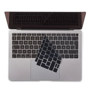 Philbert MacBook Air 13 (2018-2019) Keyboard Cover m. Dansk Tastatur - Black