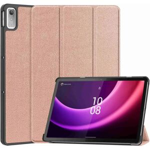 TABLETCOVERS.DK Lenovo Tab P11 Gen. 2 Tri-fold Læder Cover m. Vågeblus Funktion - Rose Gold