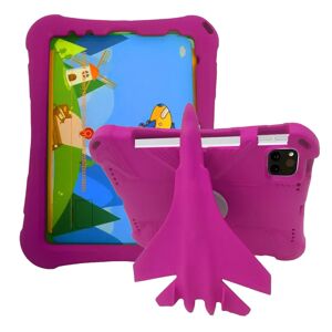 EIDERWOOD iPad Air (2022 / 2020) / Pro 11 (2022 / 2021 / 2020 / 2018) - Airplane 360 Degree Position Børne Cover - Pink