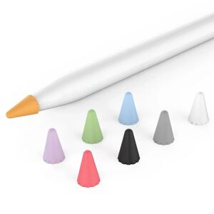 TABLETCOVERS.DK Apple Pencil 1 & 2. Gen Tip Cover 8 Stk. i Flere Farver