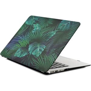 TABLETCOVERS.DK MacBook Air 13 Cover - Hard Case Jungle Design - Grøn / Blå