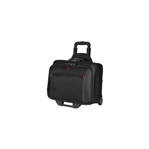 Wenger POTOMAC 2-Piece Business Set with Comp-U-Roller - Bæretaske til notebook - 17 - sort - med 15.4 Laptop Case