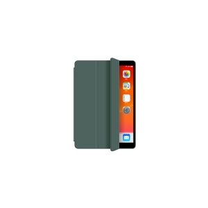 eSTUFF Pencil case - Skærmdække til tablet - polyuretan-læder, termoplastisk polyuretan (TPU) - grå - 9.7 - for Apple 9.7-inch iPad (5. generation,