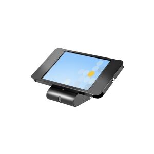 StarTech.com Secure Tablet Stand, Anti Theft Universal Tablet Holder for Tablets up to 10.5, Lockable Tablet Stand for Desk/ K-Slot Compatible, VESA