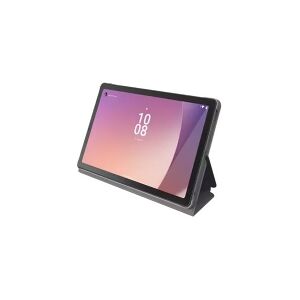 Lenovo - Flipomslag til tablet - polyurethan, polykarbonat - sort - for Tab M9 ZAC3, ZAC5