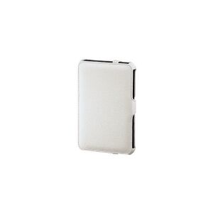 Hama Flap Case - Taske til tablet - ægte læder - hvid - for Samsung Galaxy Tab