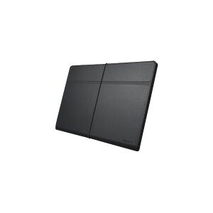 Sony SGP CV3 - Beskyttelsescover til tablet - ægte læder - sort - 9.4 - for Tablet S SGPT123JP  Xperia Tablet S