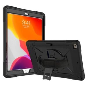 Apple Ipad 10.2 (2021/2020/2019) Armor Hybrid Cover M/håndrem - Sort