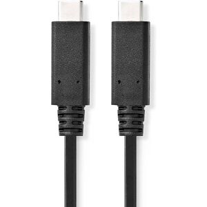 Nedis Usb-C 3.2 Gen.2 Kabel - 5a/100w - Sort - 1 M