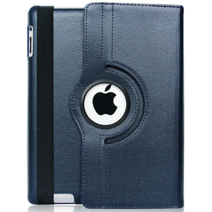 Apple Ipad Air 1/2, Ipad 9.7 2017/2018 - Roterende Cover - Navy