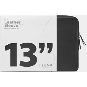 Trunk Macbook Pro/air Leather Sleeve - Sort - 13