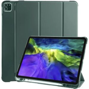 Generic iPad Pro 11-tommer (2022) / (2021) / (2020) Tri-fold Stand Læder Green