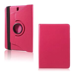 Generic Samsung Galaxy Tab S3 flot og stærkt læder etui - Hot pink Pink