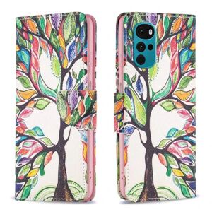 Generic Wonderland Motorola Moto G22 flip etui - Livstræ Multicolor