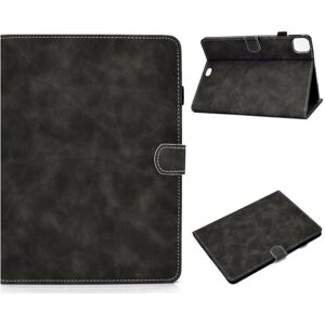 Generic iPad Pro 11 Inch (2020) / (2018) Solid Theme Læder Flip Etui - S Black