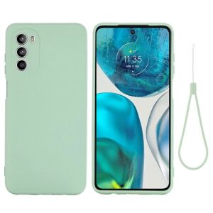 Generic Matte Liquid Silikone Cover til Motorola Moto G52 - Grøn Green