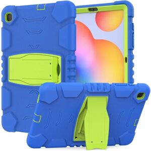 Generic Samsung Galaxy Tab S6 Lite silikone cover med kickstand - Blå / Blue