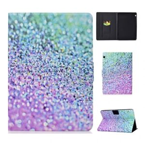 Generic Huawei MediaPad T3 10 mønstered læder etui - Glitter partikler Multicolor