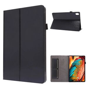 Generic Lenovo Tab P11 to-folds læder Etui - Sort Black