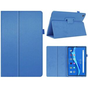 Generic Lenovo Tab M10 FHD Plus Litchi Læder Etui - Babyblå Blue