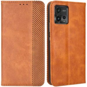 Generic Bofink Vintage Motorola Moto G72 Læder Etui - Brun Brown