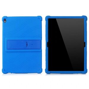 Generic Silikone slide-out kickstand design etui til Lenovo Tab M10 - Bl Blue
