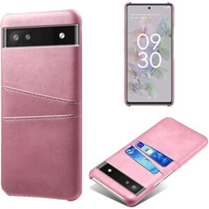 Generic Dual Card case - Google Pixel 6a - Rose Gold Pink