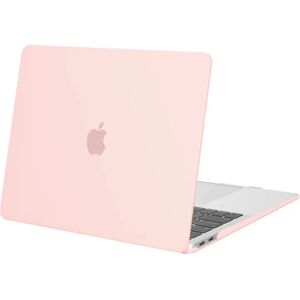 AUGRO Shell Case Cover til MacBook Air 13 tommer Case A2337 A2179, Pink