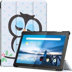 MTK Trifoldet stativetui til Lenovo Tab M10 TB-X605F/TB-X605L TB-X50 Blue