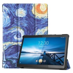 MTK Tri-fold standertaske til Lenovo Tab M10 FHD REL TB-X605FC - Oil P Multicolor