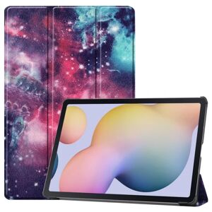 MTK Tri-fold Stand Smart Case til Samsung Galaxy Tab S7 Plus / S8+ - Multicolor