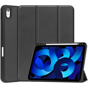 MTK Trifoldet stativetui til iPad 10.9 (2022) Tabletcover Penslot - Black