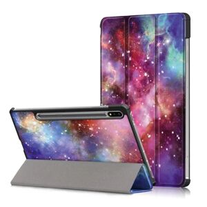 MTK Trifoldet stativ Smart Taske til Samsung Galaxy Tab S7 FE/Tab S7 Multicolor