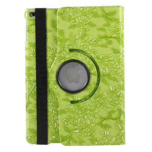 MTK 360 graders roterende stativ Grapevine Pattern Case til iPad 9.7 Green