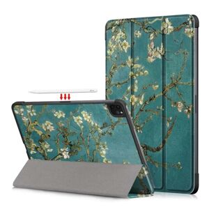 MTK Til iPad Pro 11 2021/2020 Trifoldet stativ-tabletetui - Blossom Multicolor