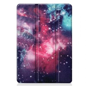 MTK Apple iPad 10.2 Trifoldet Stativ Tablet-Taske - Stjernehimmel Multicolor