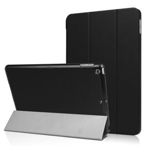 MTK Til iPad 9,7-tommer (2017) Trifoldet Stand Tablet-etui - Sort Black