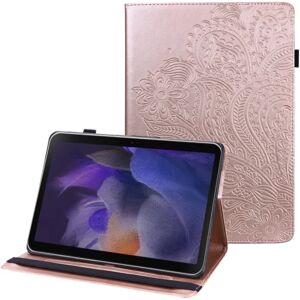 SKALO Samsung Tab A8 10.5 (2021/2022) Mandala Flip Cover - Rosa Pink gold