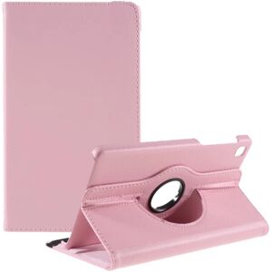 SKALO Samsung Tab A7 Lite 360 Litchi Flip Cover - Pink Pink