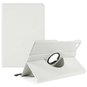 SKALO Samsung Tab A9+ 360 Litchi Flip Cover - Hvid White