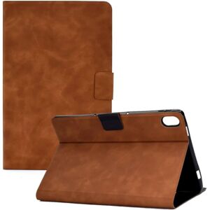 SKALO iPad 10.9 (2022) PU-læder Flip Cover - Brun Brown