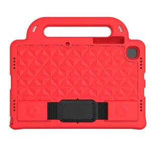 SKALO Samsung Tab S6 Lite Rhombus Cover med håndtag - Rød Red