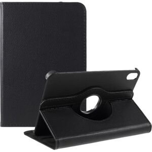 SKALO iPad Mini (2021) 360 Litchi Flip Cover - Sort Black