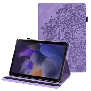 SKALO Samsung Tab A8 10.5 (2021/2022) Mandala Flip Cover - Lilla Purple