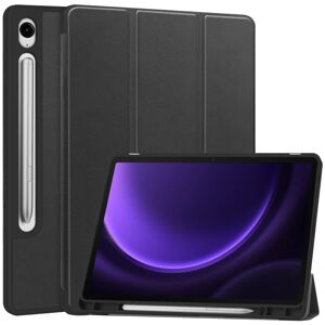SKALO Samsung Tab S9/S9 FE Trifold Flip Cover - Sort Black