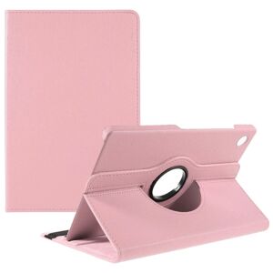 SKALO Samsung Tab A8 10.5 (2021/2022) 360 Litchi Flip Cover - Pi Pink