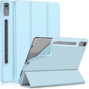 SKALO Lenovo Tab P12 Trifold Flip Cover - Turkis Turquoise