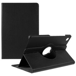 SKALO Samsung Tab A9+ 360 Litchi Flip Cover - Sort Black